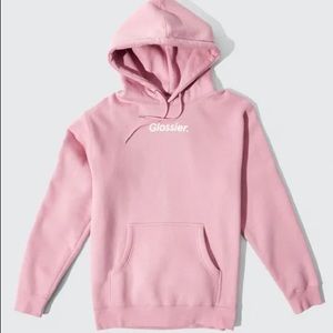 XXL Glossier Original Pink Hoodie
